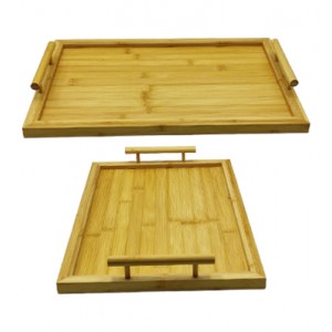 BANDEJA EM BAMBU COM ALÇA 45X30CM REF: TBBU-042 BANDEJA EM BAMBU COM ALÇA 45X30CM REF: TBBU-042