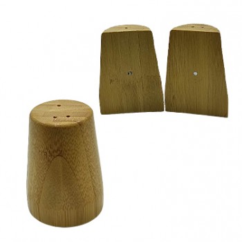 SALEIRO E PIMENTEIRO EM BAMBU 14ML REF: TBBU070