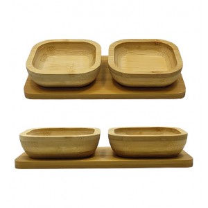 CONJUNTO DE PETISQUEIRA EM BAMBU COM 3 PEÇAS REF: TBBU076 CONJUNTO DE PETISQUEIRA EM BAMBU COM 3 PEÇAS REF: TBBU076