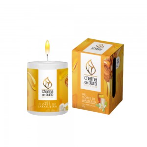 VELA PERFUMADA MEL FLORES DE LARANJEIRAS  REF: U60MEL