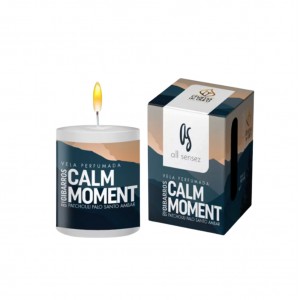 VELA PERFUMADA ALL SENSEZ CALM MOMENT 60G REF: U60BYGI04 VELA PERFUMADA ALL SENSEZ CALM MOMENT 60G REF: U60BYGI04