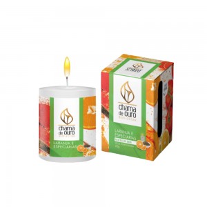 VELA PERFUMADA LARANJAS E ESPECIARIAS  REF: U60LES
