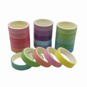 PACOTE DE FITAS ADESIVAS COLORIDAS COM 5 UNIDADES REF: XM-JC02