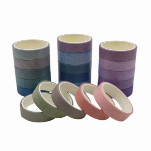 PACOTE DE FITAS ADESIVAS COLORIDAS COM 5 UNIDADES REF: XM-JC03